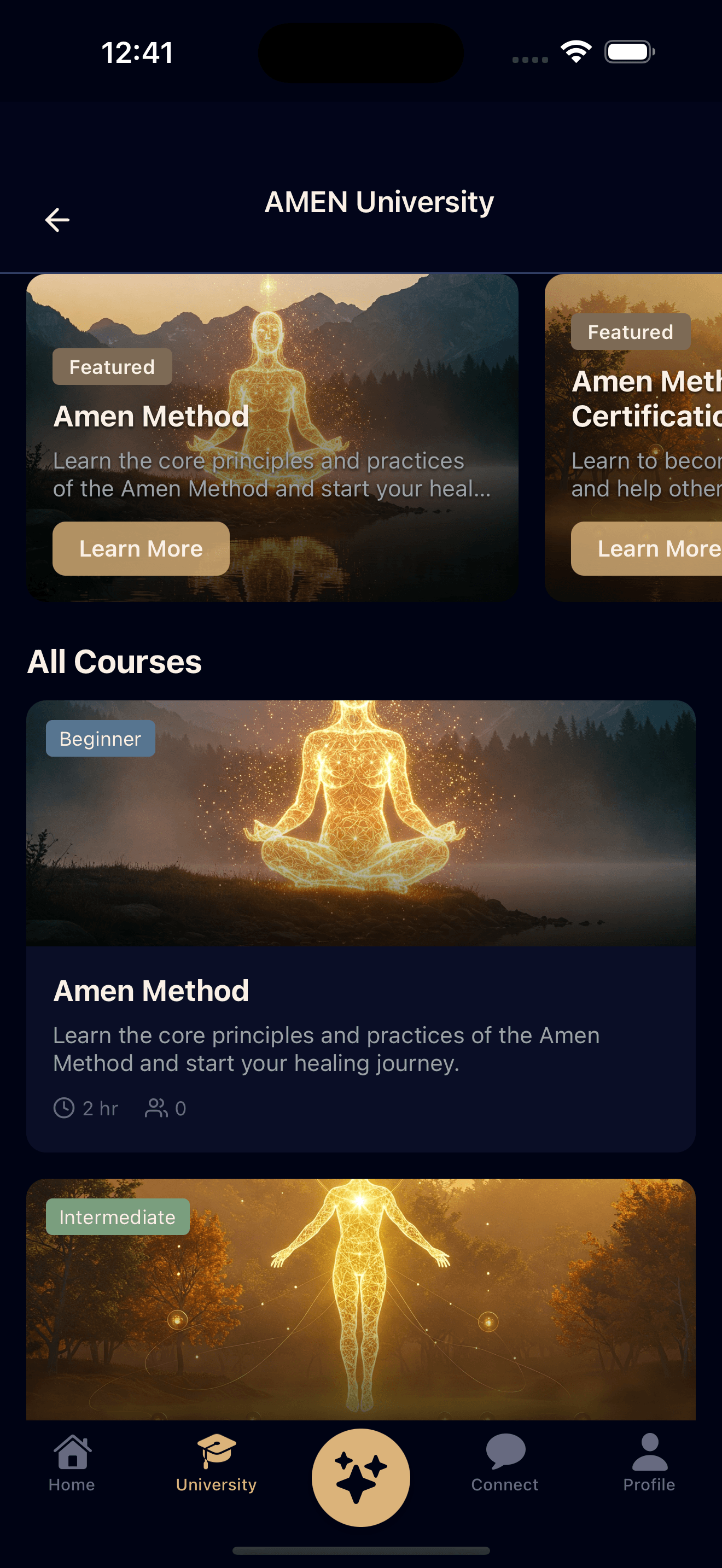 AMUN App Interface